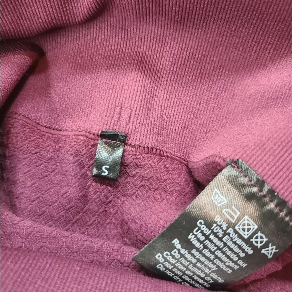 Balance Athletica Seamless Legging Amethyst Quartz Maroon Diamond Textur… - Picture 7 of 12